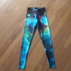 Blackmilk Nebula Galaxy Leggings - Small
